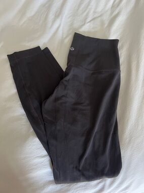 Lululemon dark gray 25 inch High-Rise align Leggings size 6